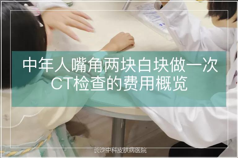 中年人嘴角两块白块做一次CT检查的费用概览